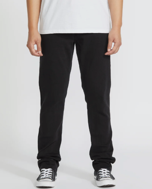 Volcom Men's Vorta Jeans Black Out A1912616-BKO