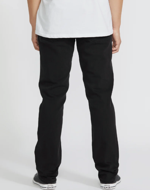 Load image into Gallery viewer, Volcom Men's Vorta Jeans Black Out A1912616-BKO

