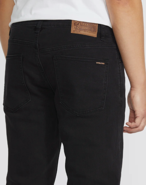 Volcom Men's Vorta Jeans Black Out A1912616-BKO