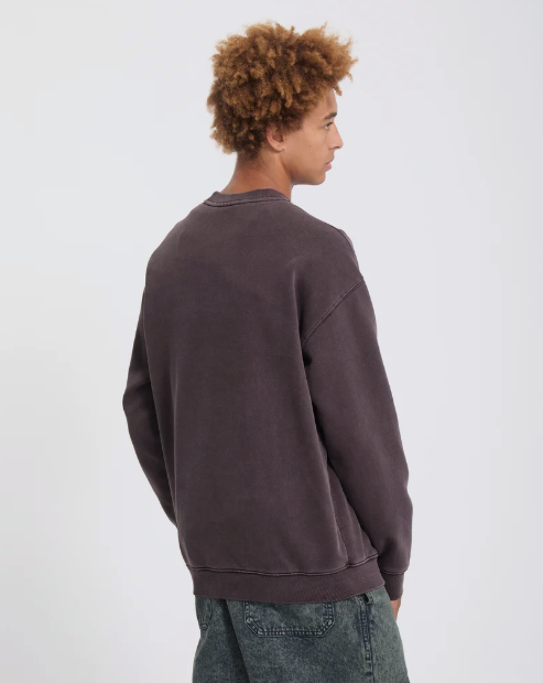 Load image into Gallery viewer, Volcom Men's Big Stone Sweatshirt Raisin A4632608-RSN
