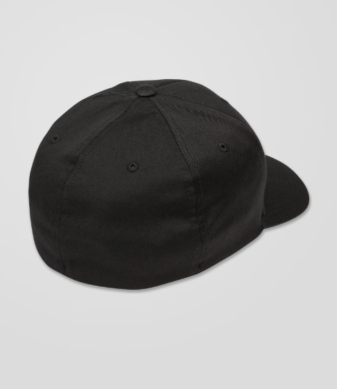 Volcom Unisex Full Stone Flexfit Cap Black D5512620-BLK