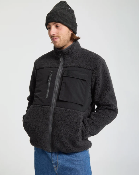 Load image into Gallery viewer, Volcom Unisex Full Stone Beanie Charcoal Heather D5832202-CHH
