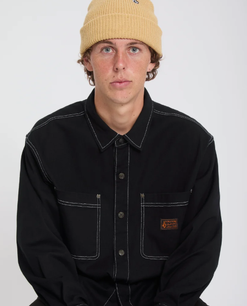 Volcom Unisex Full Stone Beanie Mustard D5832601-MUS