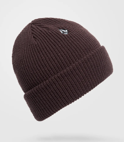 Volcom Unisex Full Stone Beanie Raisin D5832601-RSN