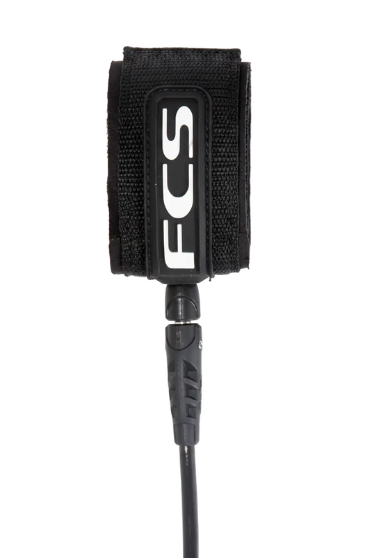 FCS 6' Competition Classic Leash Black 2030-500-06F