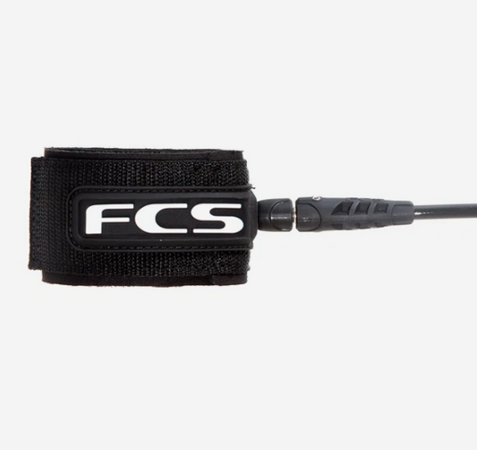 FCS 6' Competition Classic Leash Black 2030-500-06F