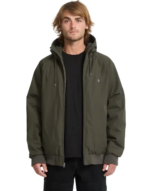 Volcom Men's Herman 10K Jacket Rinsed Black A1732601-RIB