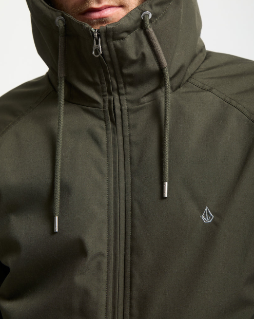 Load image into Gallery viewer, Volcom Men's Herman 10K Jacket Rinsed Black A1732601-RIB
