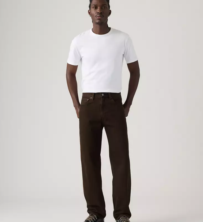 Load image into Gallery viewer, Levi's Men's 568 Loose Straight Jeans Brown 290370181
