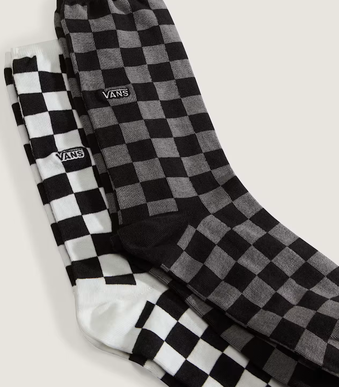 Load image into Gallery viewer, Vans Unisex Ticker Crew Socks (2 Pairs) Black VN000X7FY28
