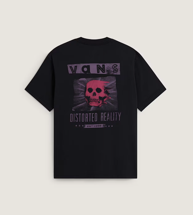 Load image into Gallery viewer, Vans Men's Distorted Reality T-Shirt Black VN0010FQBLK
