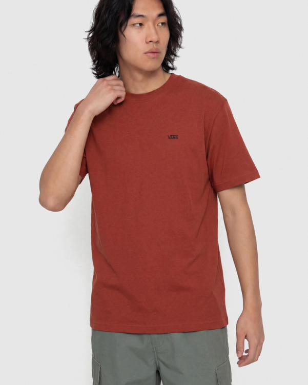 Load image into Gallery viewer, Vans Men's Left Chest II Loose T-Shirt Poppy Ember VN0010FFH89
