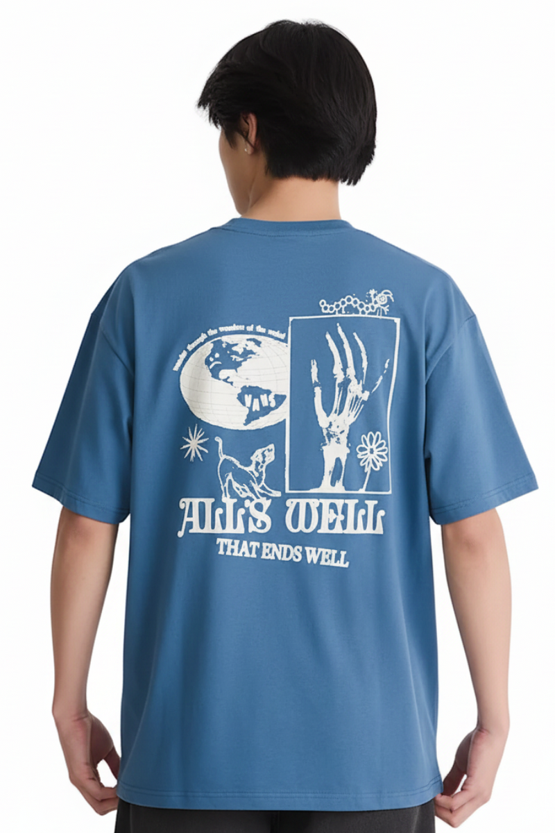 Load image into Gallery viewer, Vans Men's All's Well T-Shirt True Navy VN000X2M5TU
