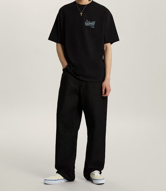 Vans Men's Check-5 Loose Denim Pants Black Rinse VN000PH61OD