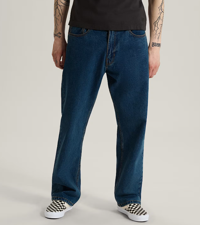 Load image into Gallery viewer, Vans Men's Check-5 Straight Denim Pant Vintage Indigo VN0010DTAHU
