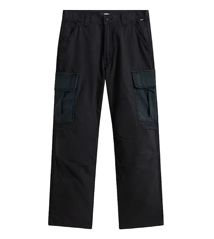 Load image into Gallery viewer, Vans Men's Para Baggy Cargo Pants Black VN000U41BLK

