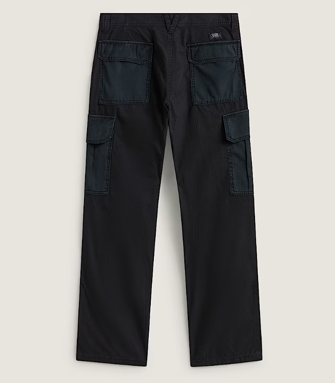 Load image into Gallery viewer, Vans Men's Para Baggy Cargo Pants Black VN000U41BLK
