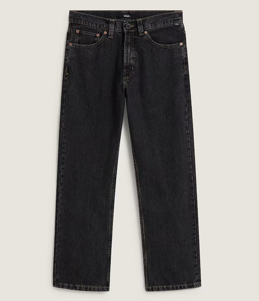 Vans Men's Check-5 Straight Denim Pants Washed Black VN0010DTEMQ