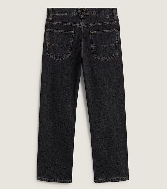 Vans Men's Check-5 Straight Denim Pants Washed Black VN0010DTEMQ