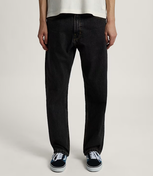 Vans Men's Check-5 Straight Denim Pants Washed Black VN0010DTEMQ