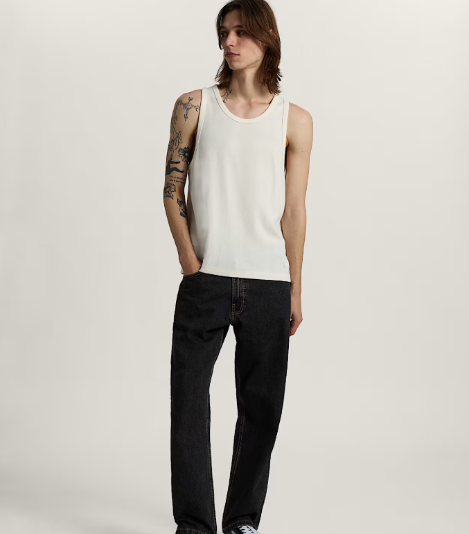 Load image into Gallery viewer, Vans Men's Check-5 Straight Denim Pants Washed Black VN0010DTEMQ
