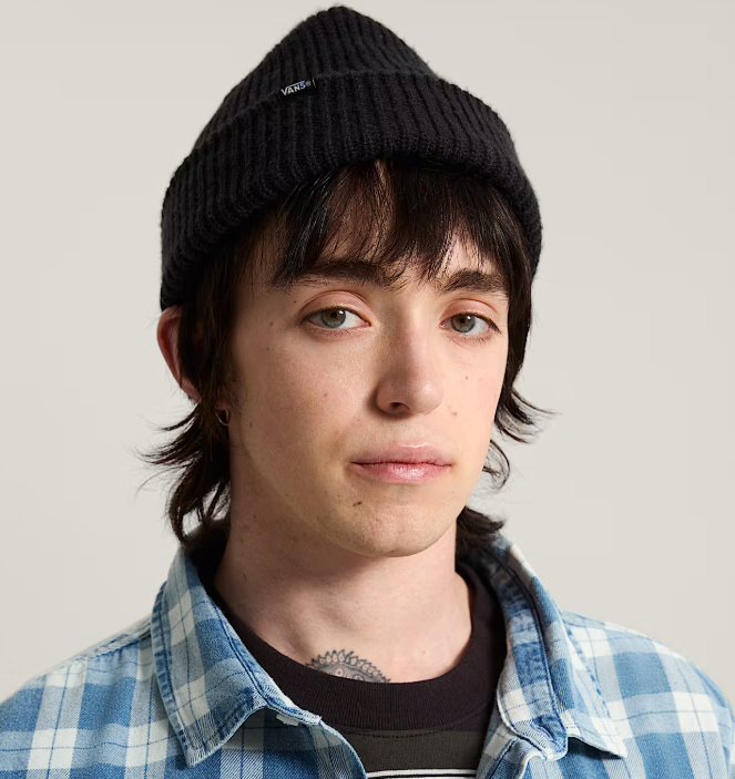Load image into Gallery viewer, Vans Unisex Core Basic Cuff Beanie Black VN000QB4BLK
