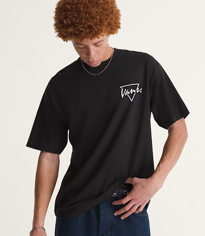 Load image into Gallery viewer, Vans Men's Palm Drive T-Shirt Black VN000SXEBLK
