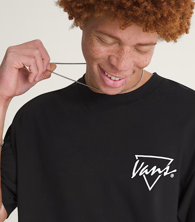 Load image into Gallery viewer, Vans Men's Palm Drive T-Shirt Black VN000SXEBLK
