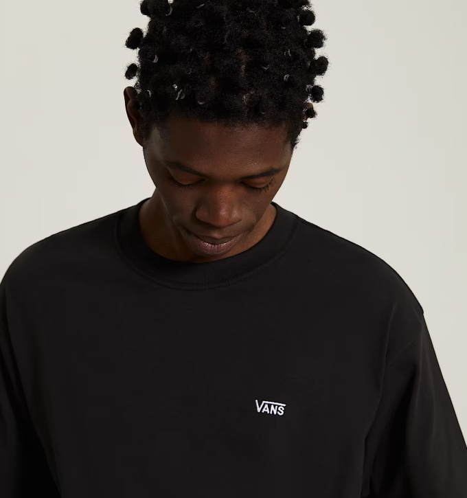 Load image into Gallery viewer, Vans Men's Left Chest II Loose T-Shirt Black VN0010FBLK
