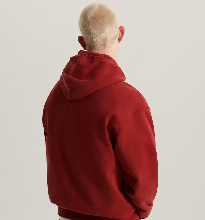 Load image into Gallery viewer, Vans Men's Left Chest II Logo Pullover Hoodie Red VN0010G8H89
