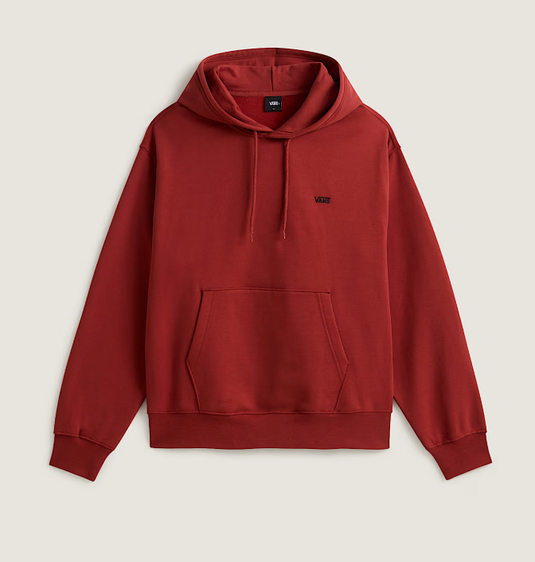 Vans Men's Left Chest II Logo Pullover Hoodie Red VN0010G8H89