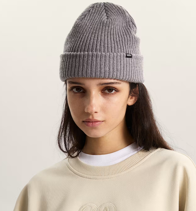 Load image into Gallery viewer, Vans Unisex Core Basic Cuff Beanie Heather Grey VN000QB4HTG

