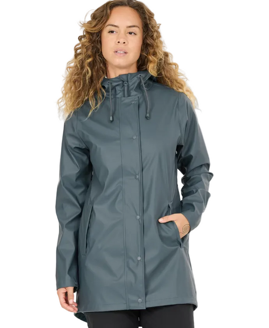 Weather Report Women's Petra W Rain Jacket Dark Slate WRPO1492