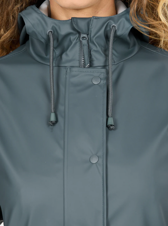 Weather Report Women's Petra W Rain Jacket Dark Slate WRPO1492
