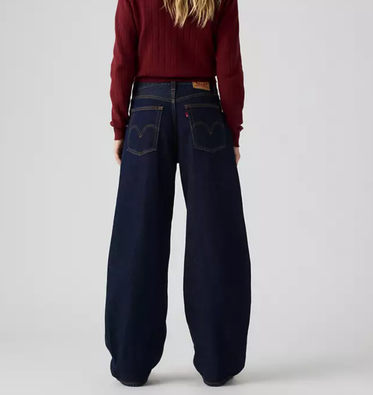 Load image into Gallery viewer, Levi's Women's Middy Balloon Jeans Dark Wash 0083L0003
