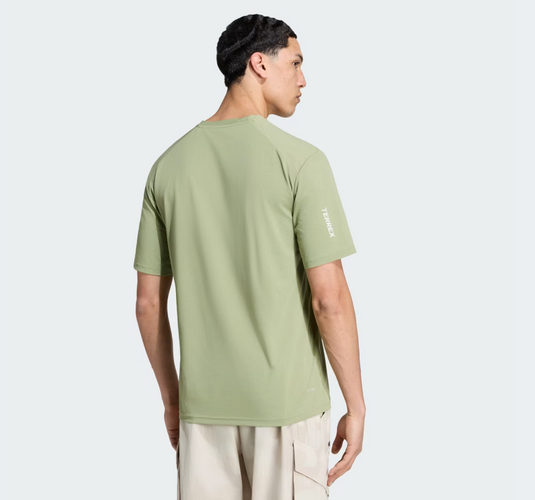 Adidas Terrex Men's Multi Climacool Logo Tech T-shirt Tent Green KF9904