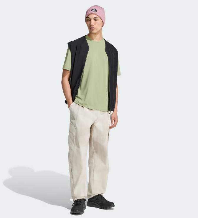 Load image into Gallery viewer, Adidas Terrex Men's Multi Climacool Logo Tech T-shirt Tent Green KF9904
