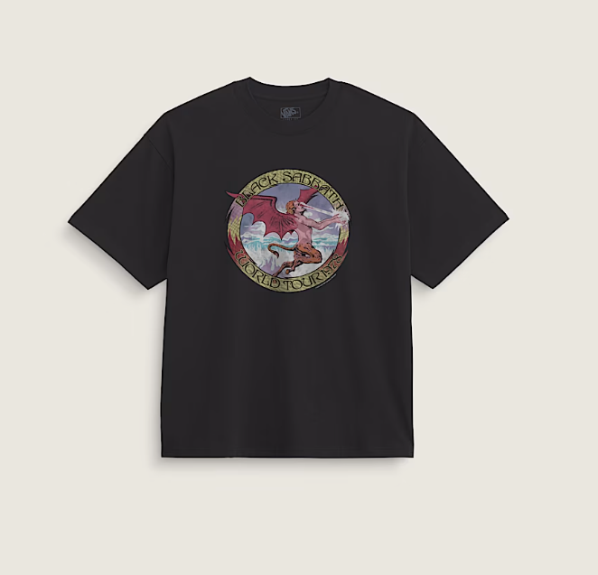 Load image into Gallery viewer, Vans Men's Black Sabbath Obi T-Shirt Black VN001350BLK
