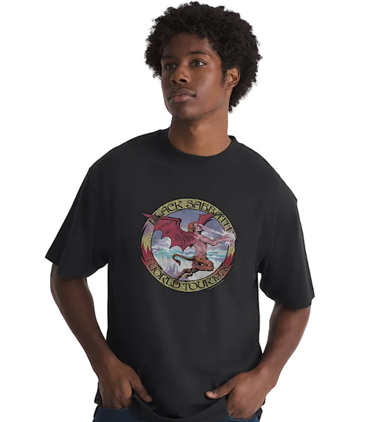 Vans Men's Black Sabbath Obi T-Shirt Black VN001350BLK