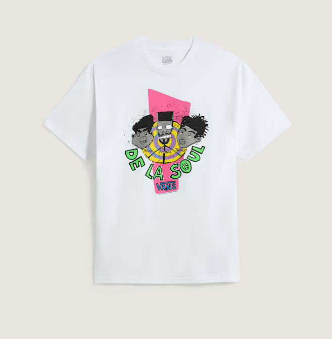 Load image into Gallery viewer, Vans Men's De La Sol Plugs T-Shirt White VN00134CWHT
