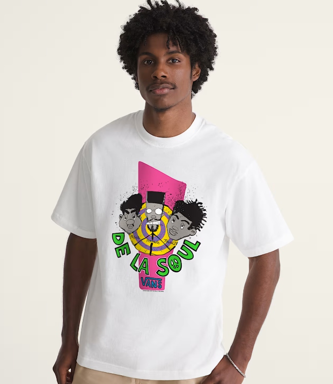 Load image into Gallery viewer, Vans Men's De La Sol Plugs T-Shirt White VN00134CWHT
