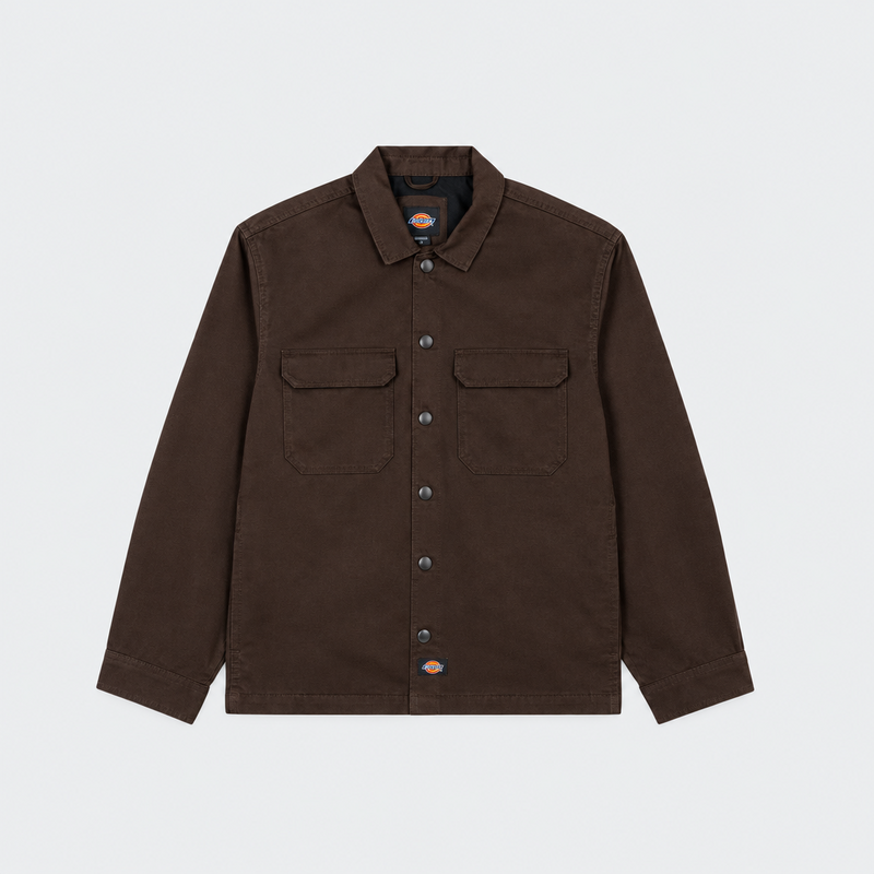 Load image into Gallery viewer, Dickies Men's 247 Shacket Brown DK0A8E30DBX
