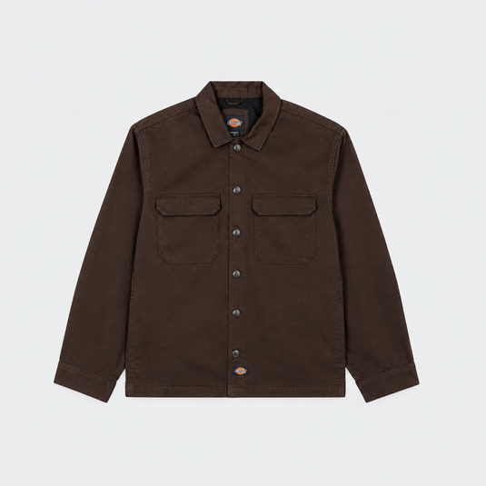 Dickies Men's 247 Shacket Brown DK0A8E30DBX