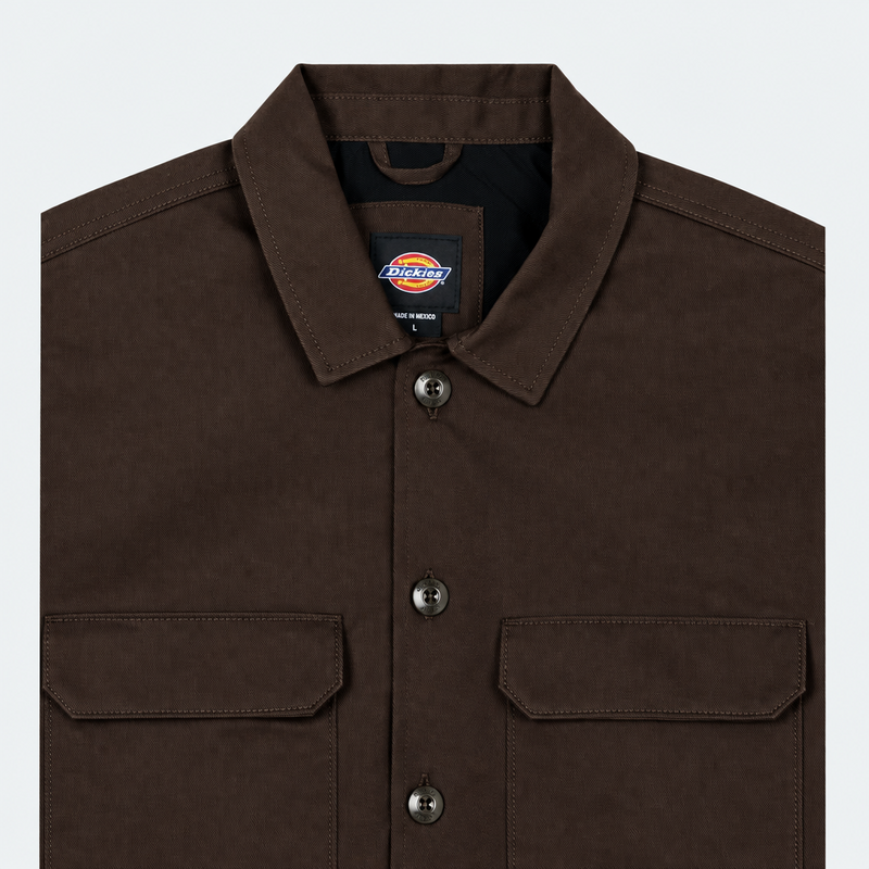Load image into Gallery viewer, Dickies Men's 247 Shacket Brown DK0A8E30DBX
