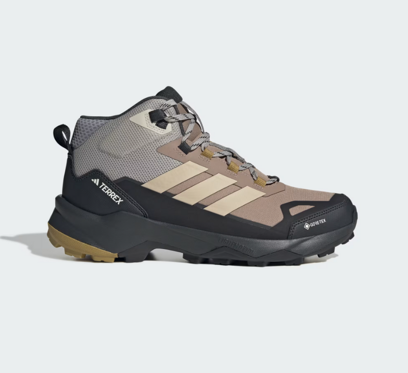 Load image into Gallery viewer, Adidas Terrex Men's Skychaser AX5 Mid GORE-TEX Hiking Shoes Core Black/Sand Green/Chalky Brown KJ8942

