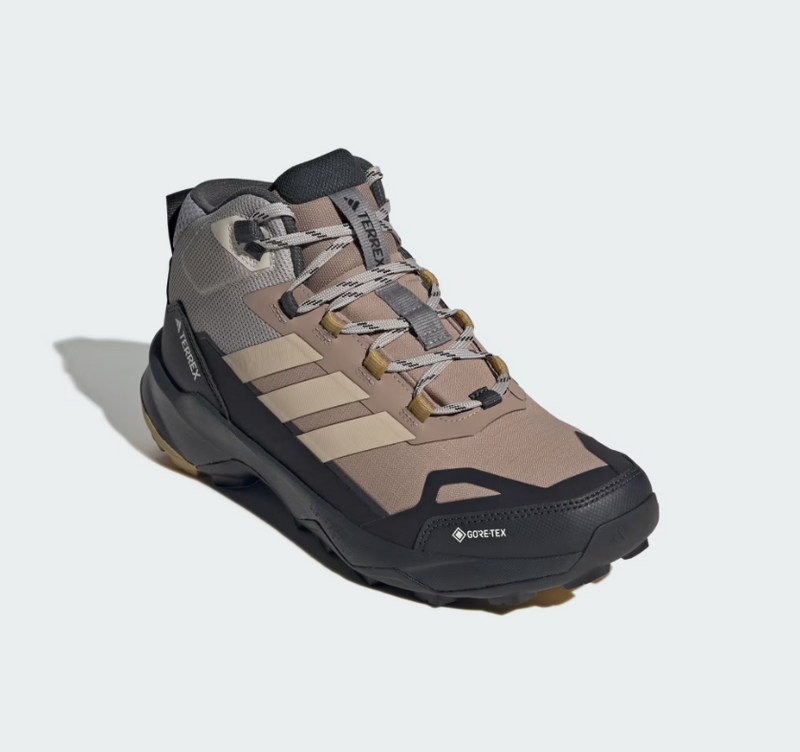 Load image into Gallery viewer, Adidas Terrex Men's Skychaser AX5 Mid GORE-TEX Hiking Shoes Core Black/Sand Green/Chalky Brown KJ8942
