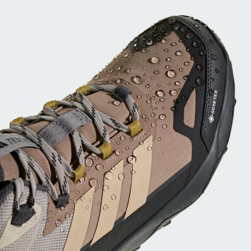 Load image into Gallery viewer, Adidas Terrex Men's Skychaser AX5 Mid GORE-TEX Hiking Shoes Core Black/Sand Green/Chalky Brown KJ8942
