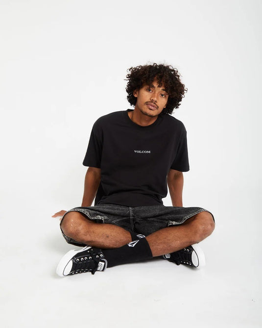 Volcom Men's Stone T-Shirt Black A4312676_BLK