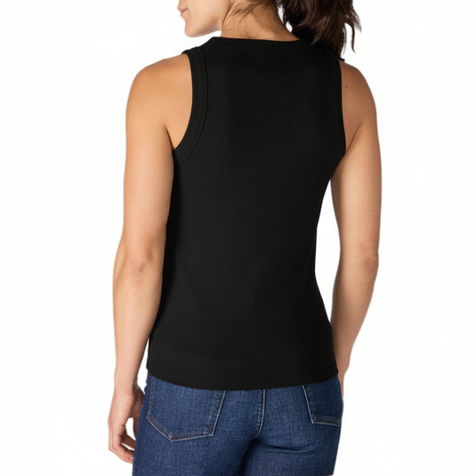 Carhartt Women's TENCEL™ Fiber Series Fitted Ribbed Tank Top Black 107481-N04