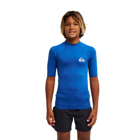 Quiksilver Kid's (8-16) Everyday UPF50 SS Rashguard Blue AQBWR03064-BYC0